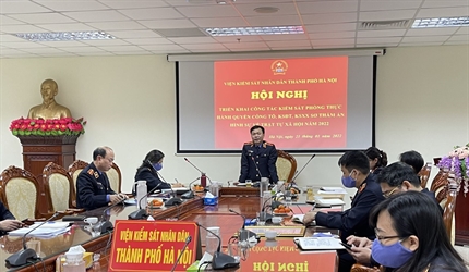 Các đơn vị thuộc Viện KSND thành phố Hà Nội triển khai công tác năm 2022